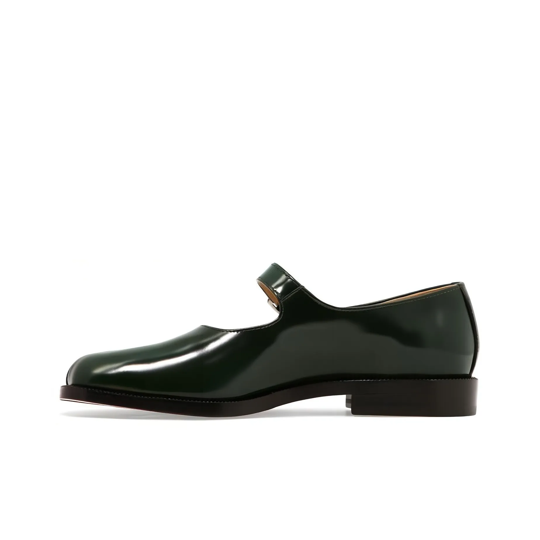 Maison Margiela Tabi Leather Mary Jane Shoes