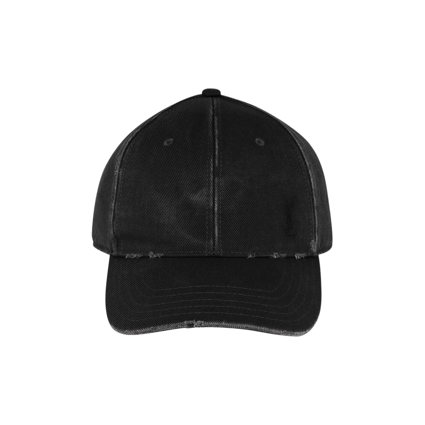 SAINT LAURENT Cassandre Logo Embroidered Baseball Cap