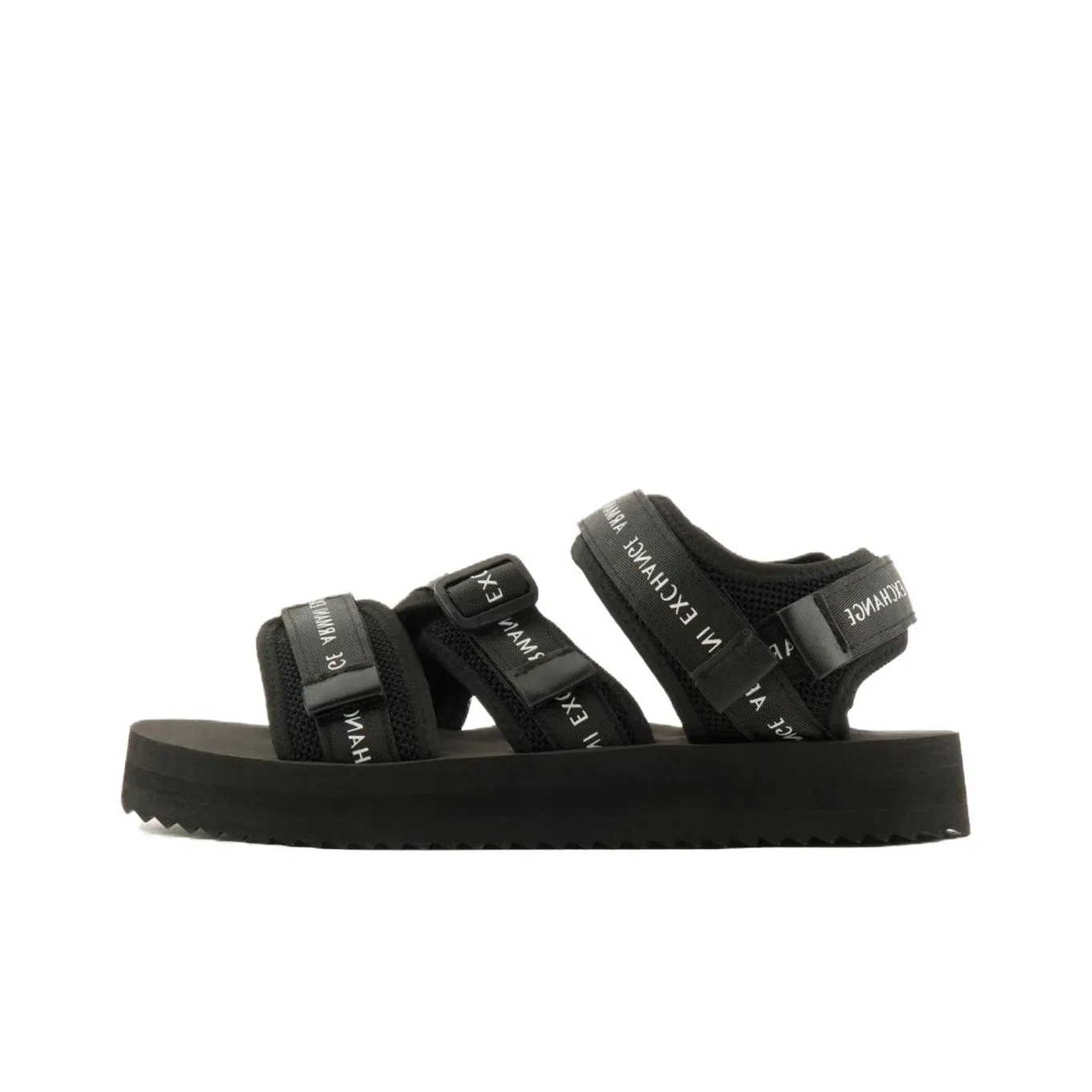 ARMANI EXCHANGE Logo-embossed Open-toe Sandals