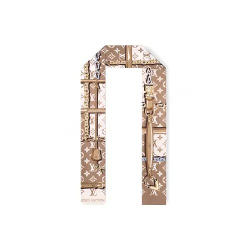 LOUIS VUITTON Monogram Confidential Шелковые шарфы для женщин