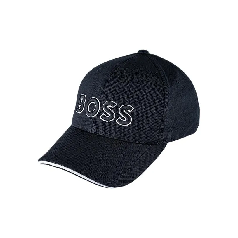 HUGO BOSS Polyester Baseball Caps Unisex Black