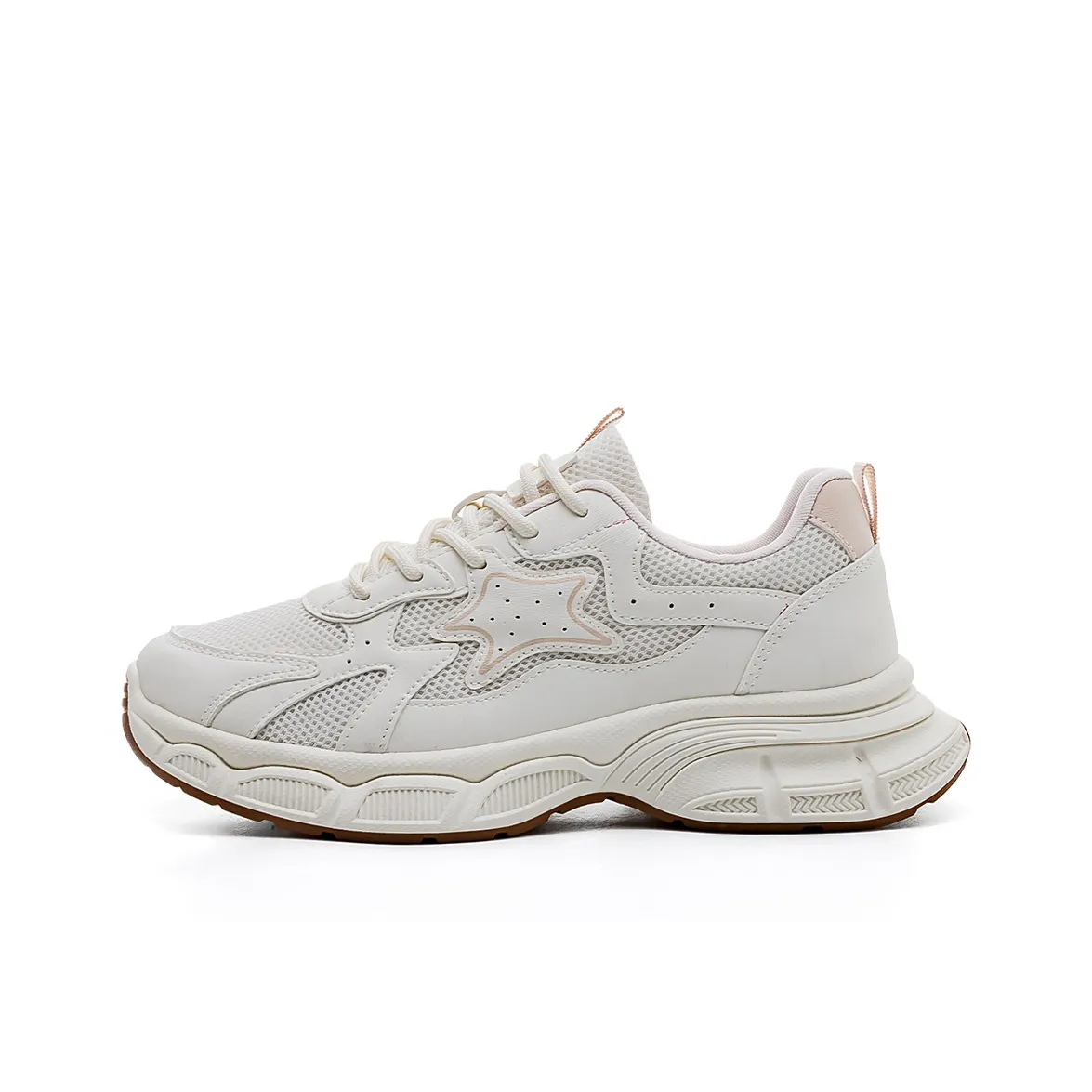 RENBEN Abrasion Resistant, Breathable, Balance, Lightweight, Height Increasing Low Top Chunky Sneakers Women's