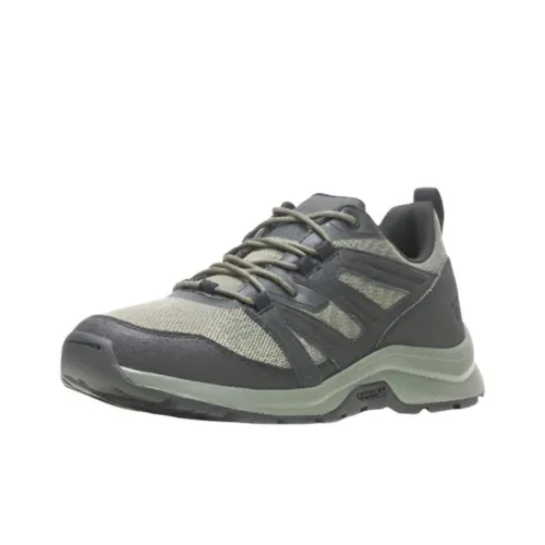 BATES Беговые кроссовки Low Top Зелёно-чёрные Мужские