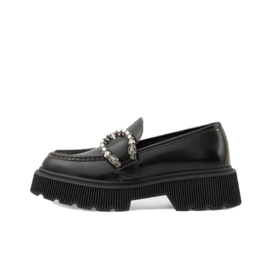 GUCCI Platform Shoes Women's Black