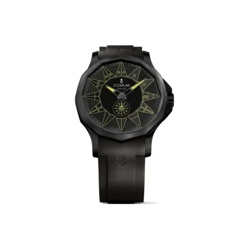 Corum Автоматический Механический Movement Унисекс Коллекция Admiral Часы 42мм*10мм Черные