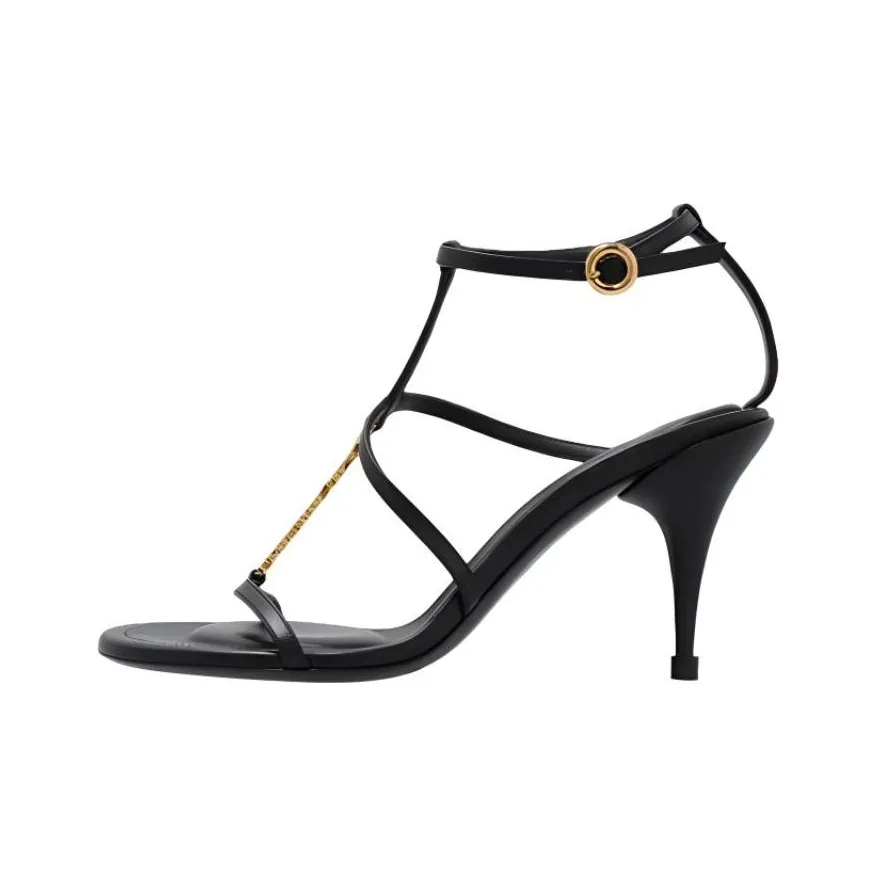 Jacquemus One Ремень Сандалии Женские Черный