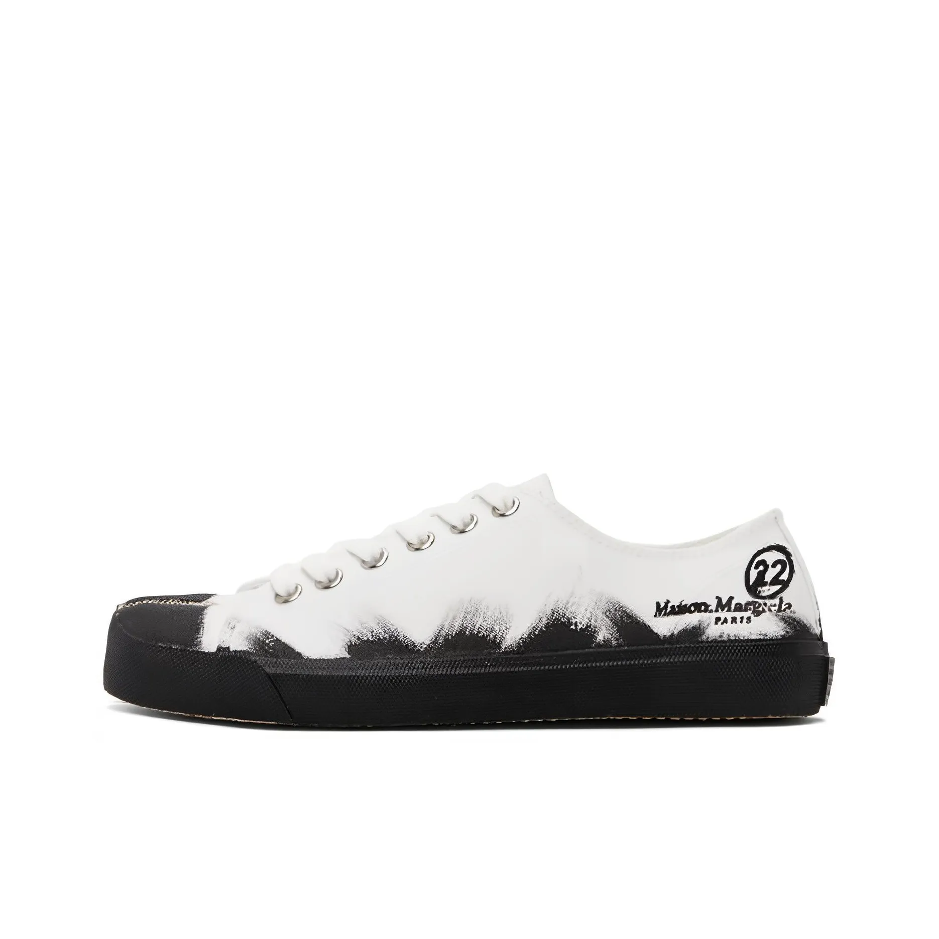 Maison Margiela Tabi Paint Low Top Stylish Skateboarding Shoes Men's