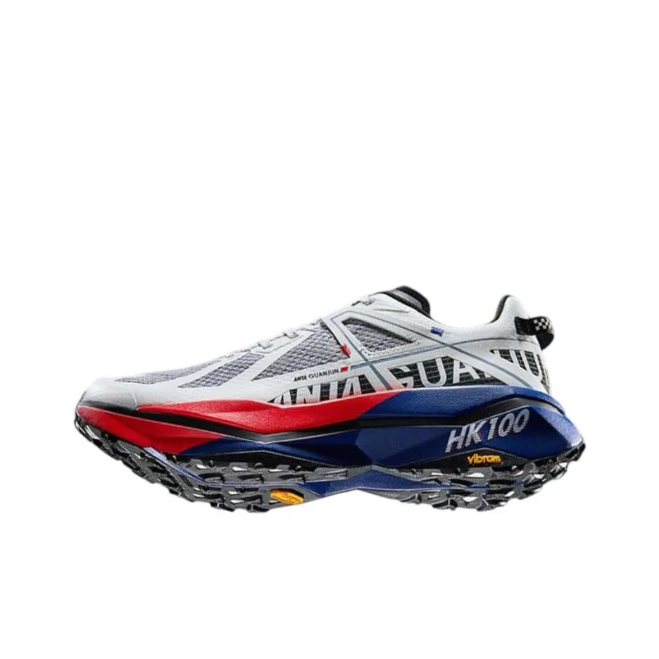 ANTA Running Shoes Women's Low-Top White/Blue/Red
