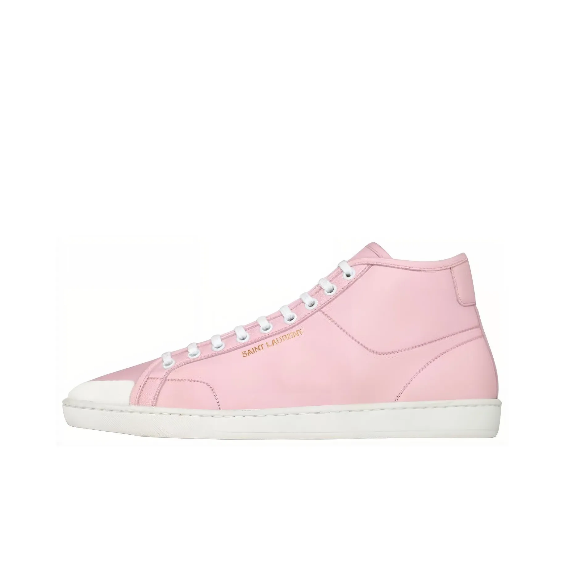 SAINT LAURENT SL/39 Logo Detailed Lace Up Sneakers