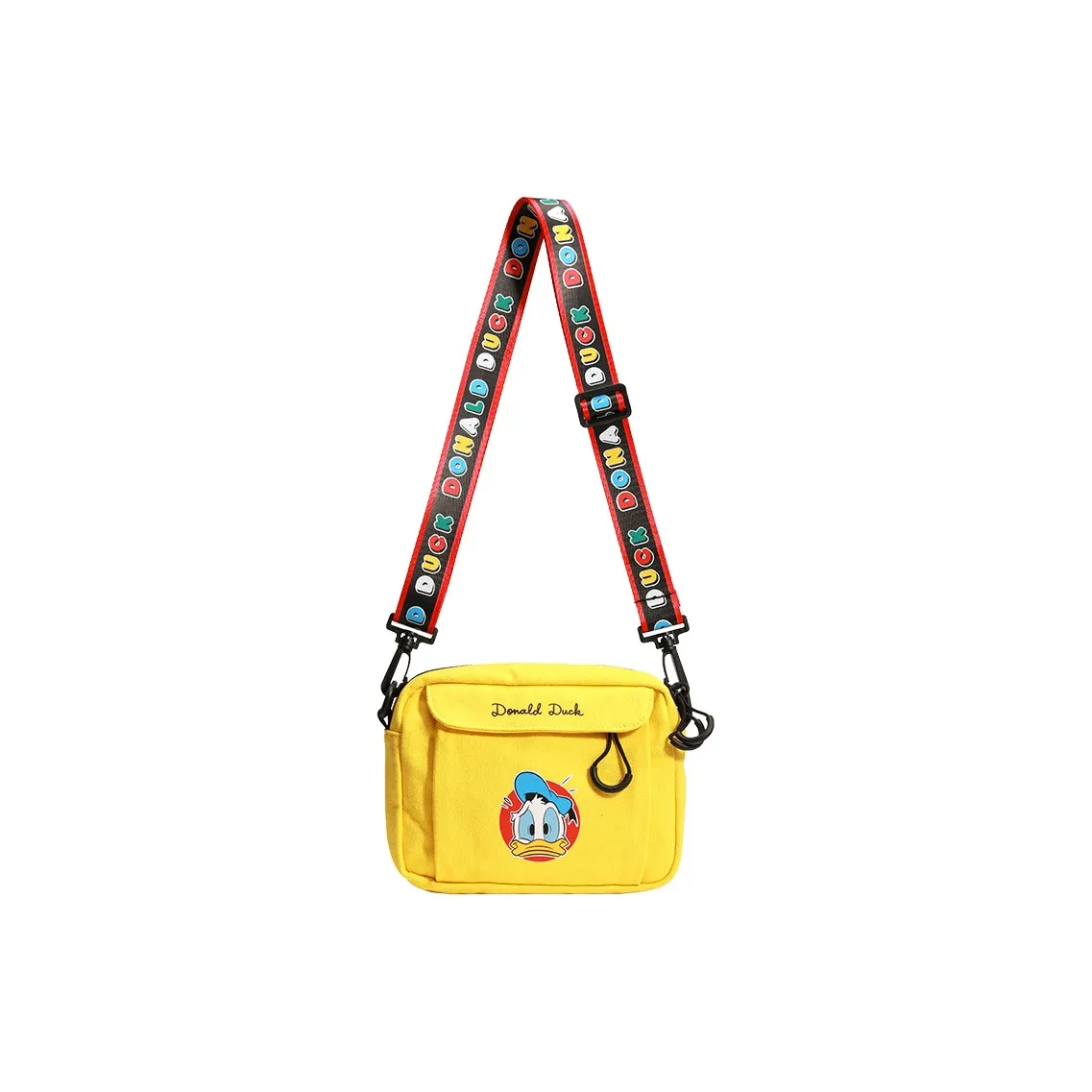 Disney Холст Сумка через плечо Стандартная Унисекс Желтый Черный Белый Красный
