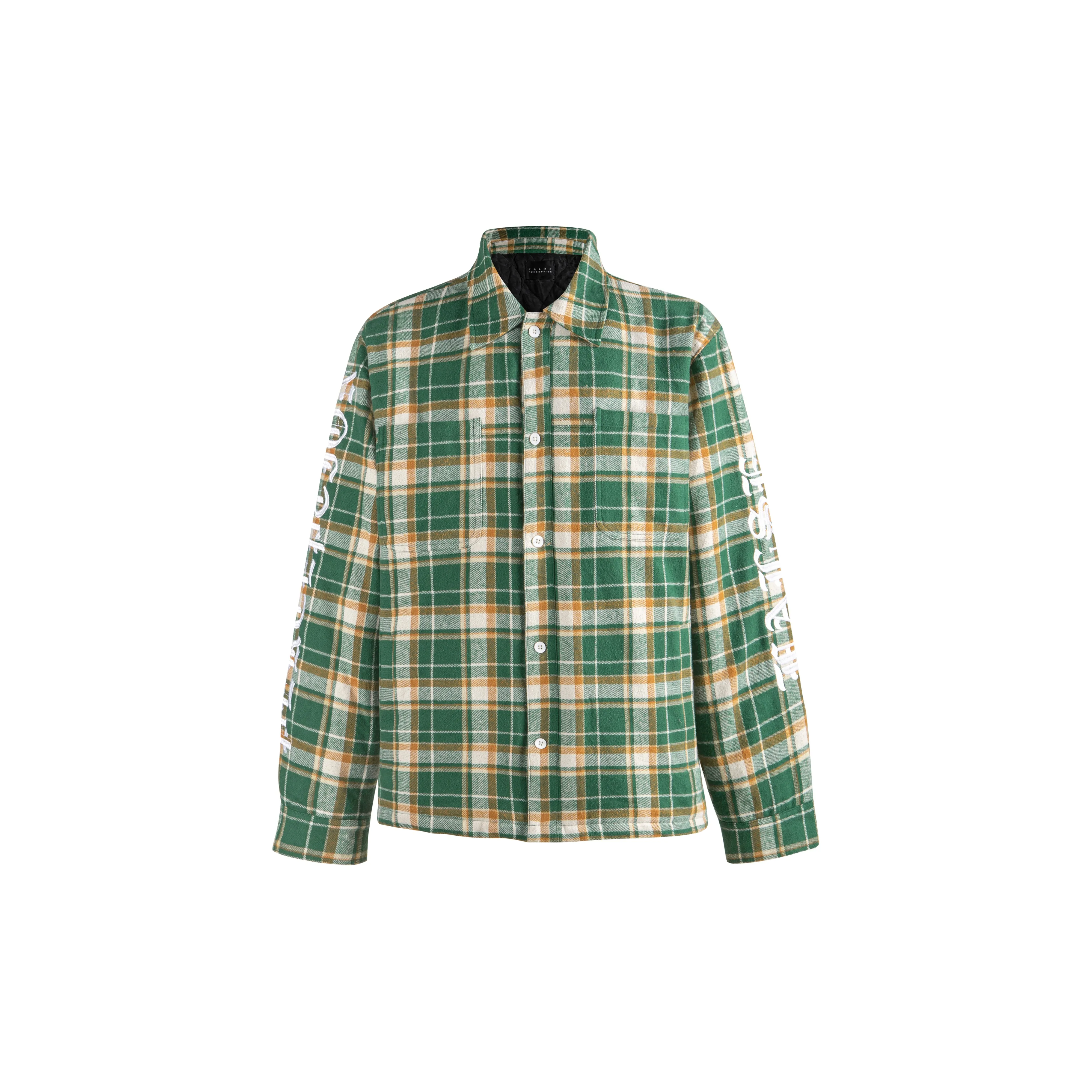 False Perception Куртки Пальто Унисекс Зеленый