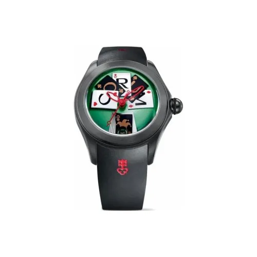 Corum Автоматический Механический Movement Унисекс Bubble Collection Часы 52mm*20,2mm Зеленый