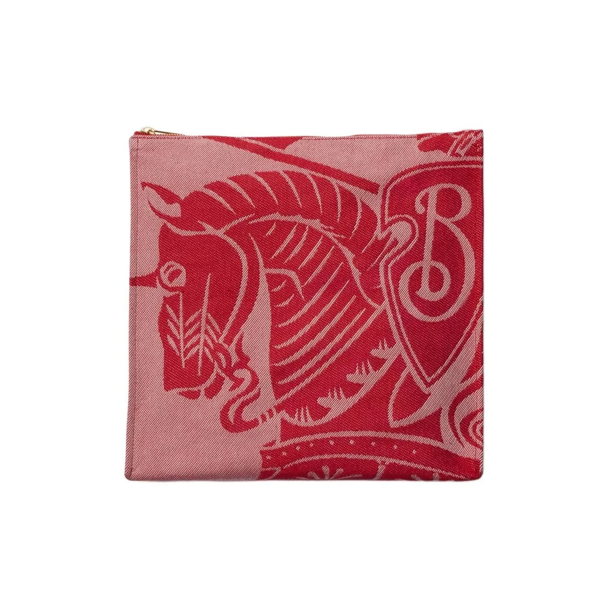 Burberry Хлопок с Полиэстером Клатч Мужской Красный