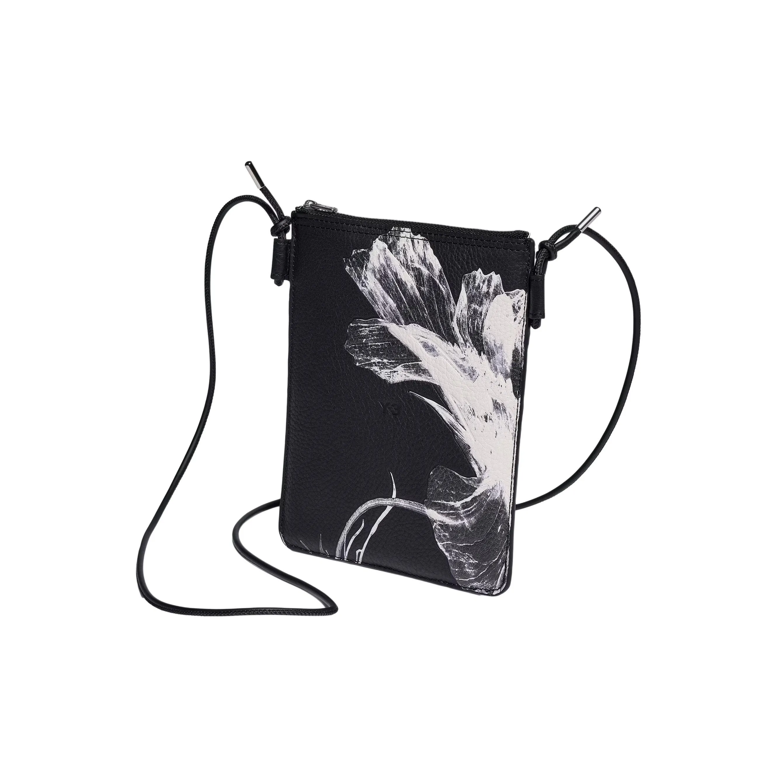 Adidas Y 3 Floral Crossbody Bag Black