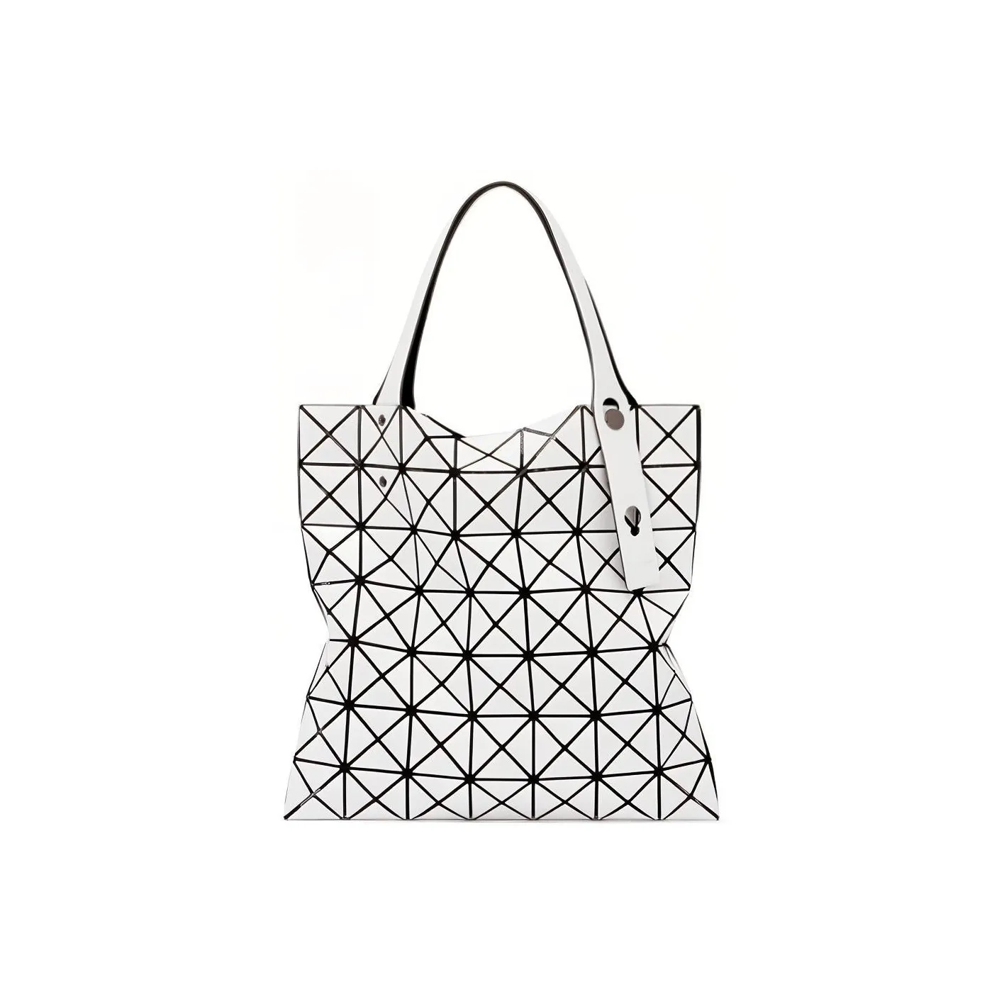 ISSEY MIYAKE Prism PVC Tote Bag, Shopping Bag, Laptop Bag, One Shoulder Handbag Unisex White