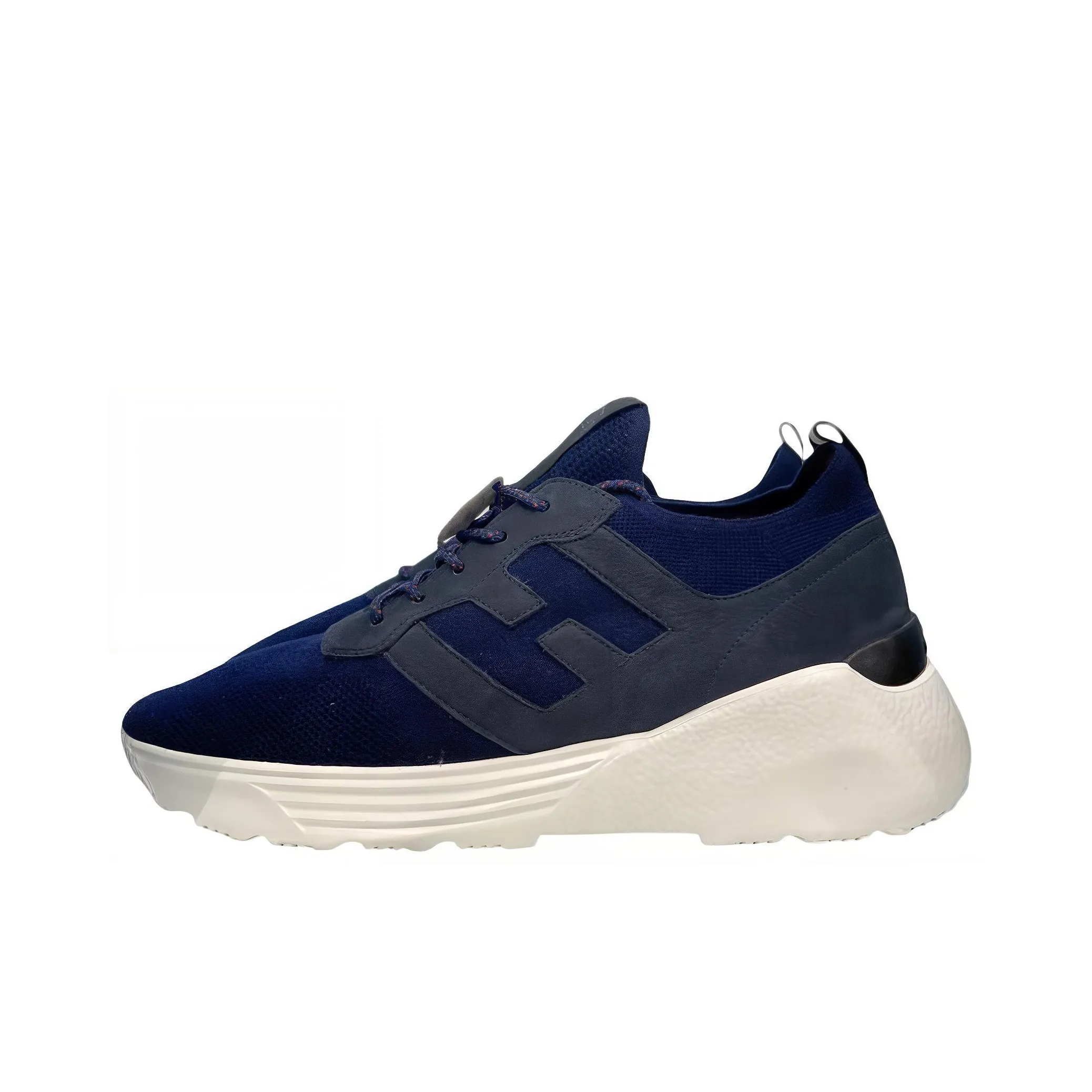 HOGAN Active One Shock Absorbers Slip Resistant, Abrasion Resistant, Lightweight Low Top Athletic Shoes Men's Black