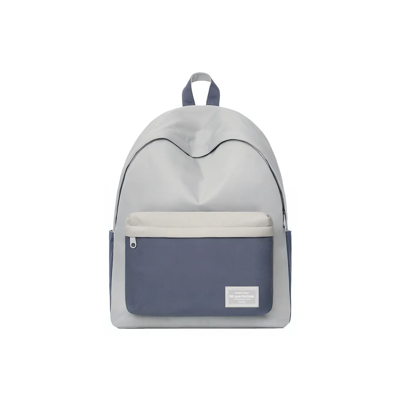 MR.ACE HOMME Fabric Lightweight Backpack Unique Design For College Students No Collisions Regular Unisex Smoke Blue