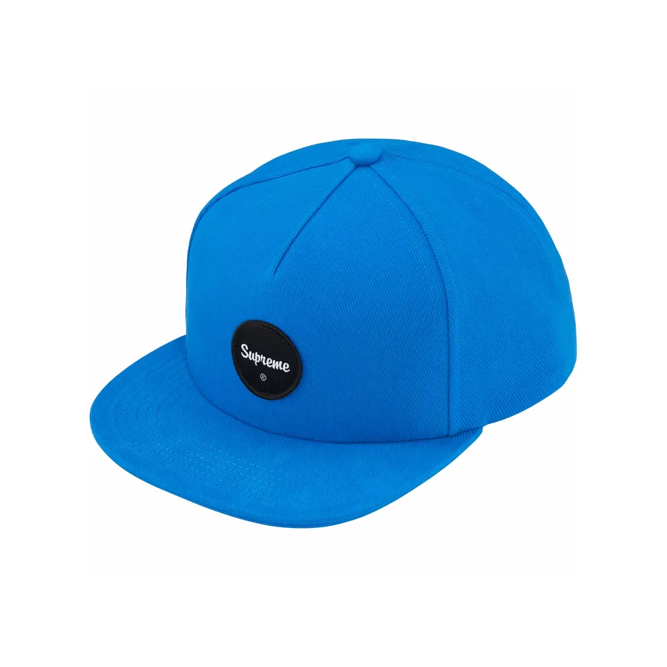 Supreme 100% хлопок саржа кепки унисекс синий
