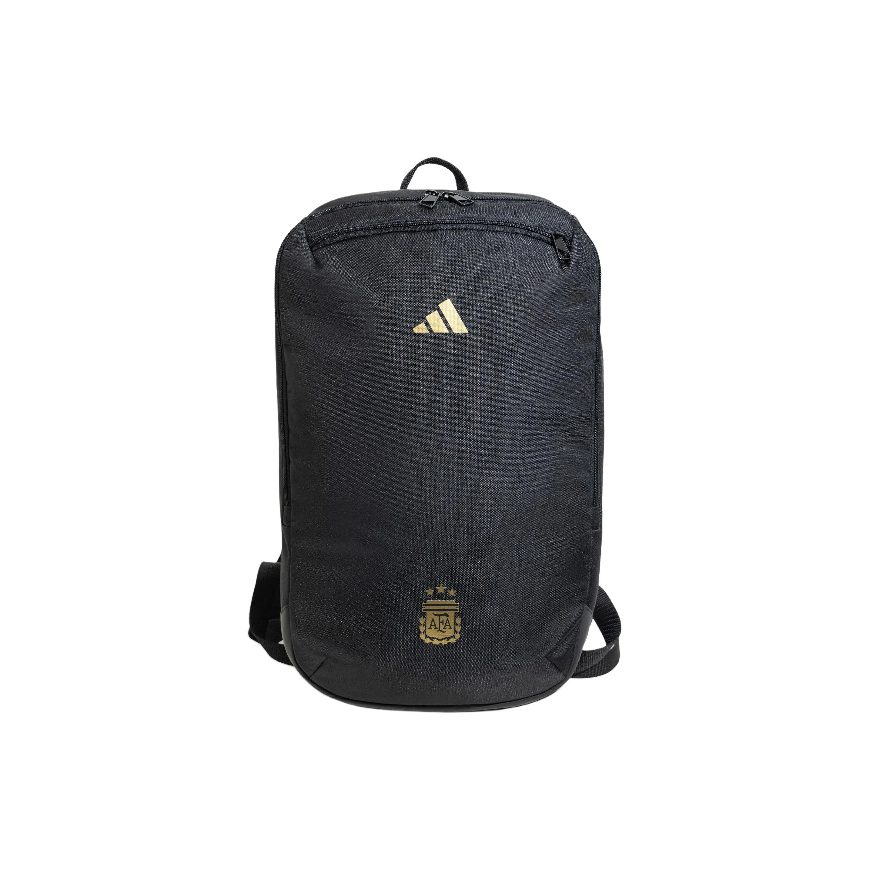 Adidas Polyester Backpack Medium Size Unisex Black & Deep Football Gold