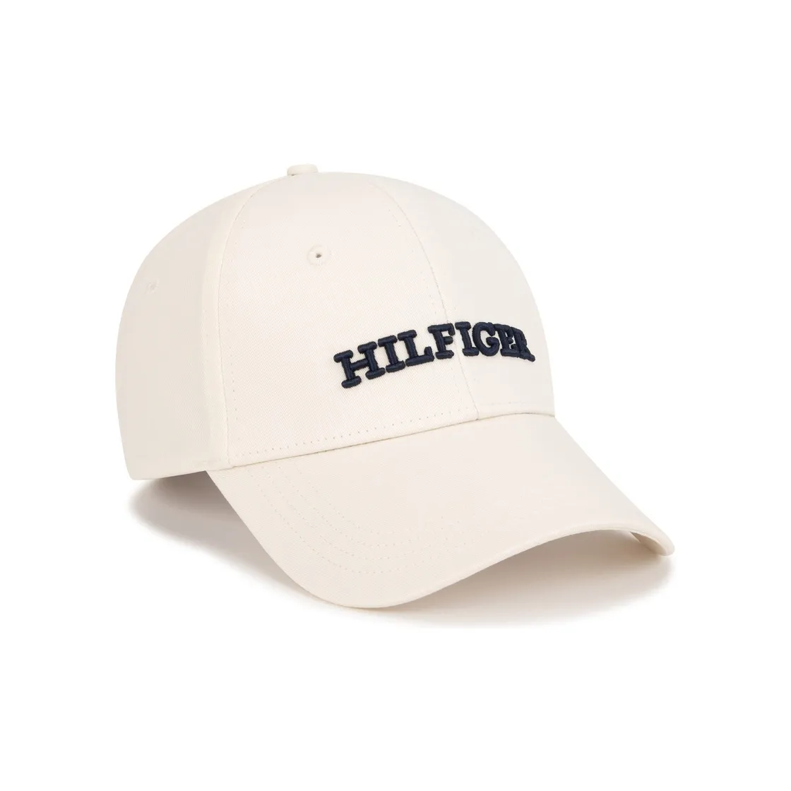 Tommy Hilfiger Хлопковые кепки женские цвет экрю