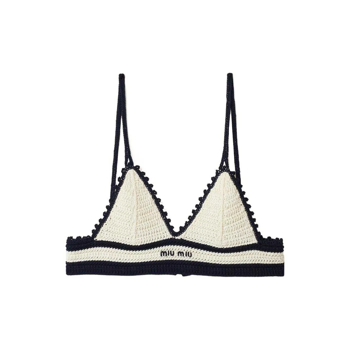 MIU MIU Белый Женские Бюстгальтеры