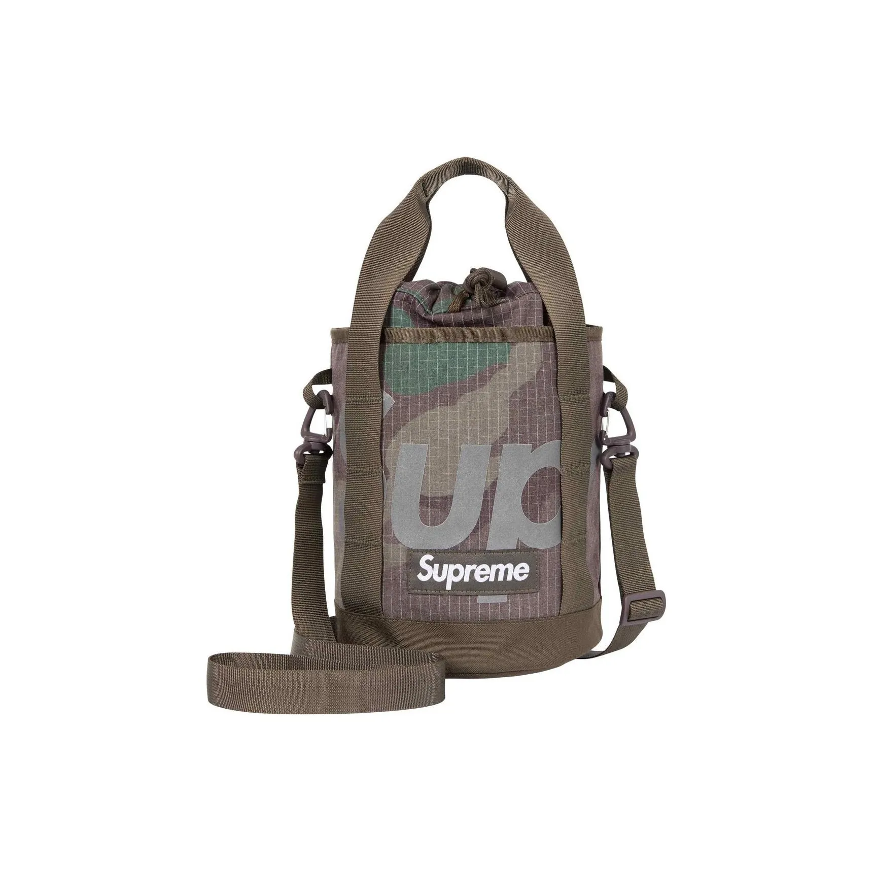 Supreme Полиэстер Плечевая сумка Стандартная Унисекс Камуфляж Лесной