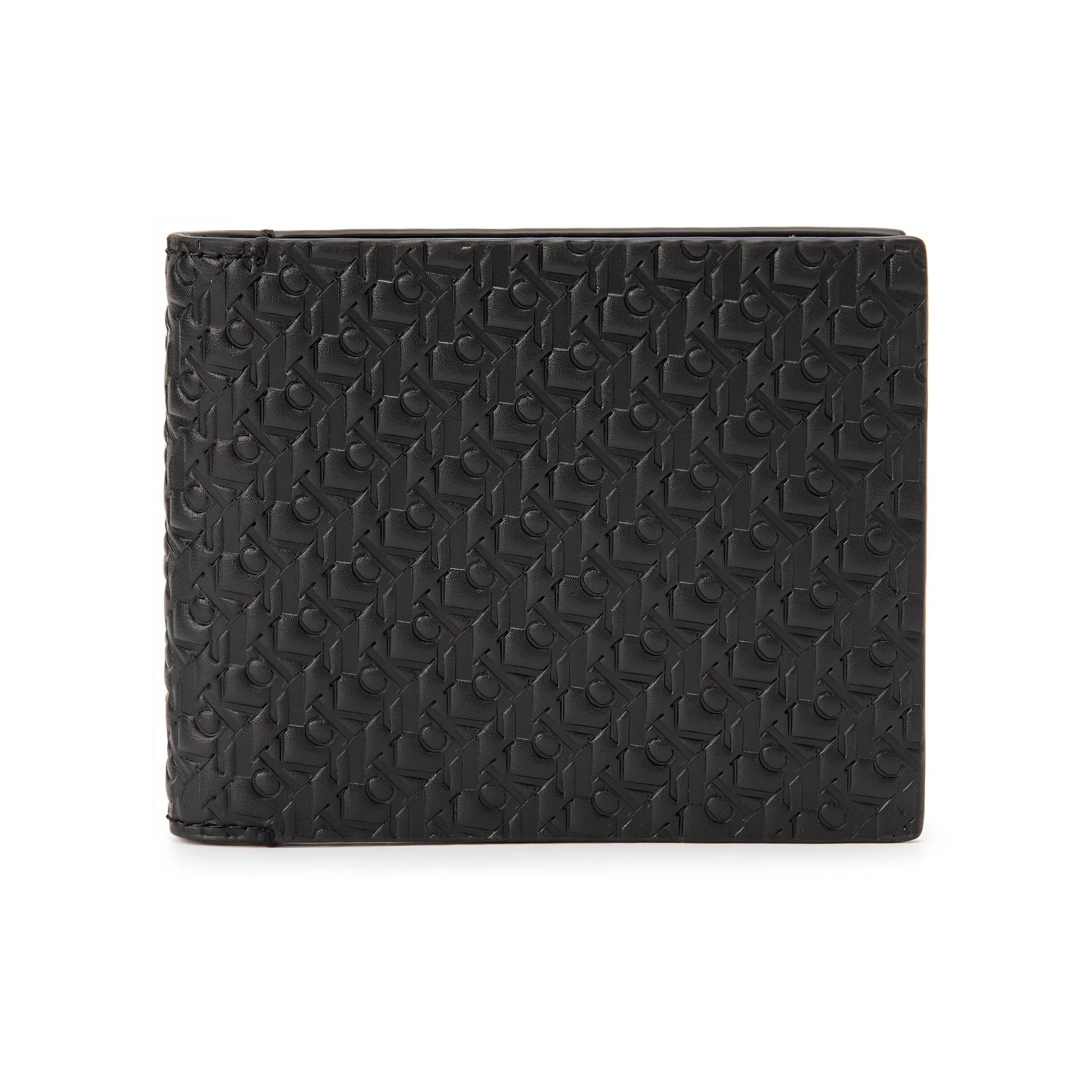 CK/Calvin Klein Cow Leather Card Holder Wallet Regular Men's Black