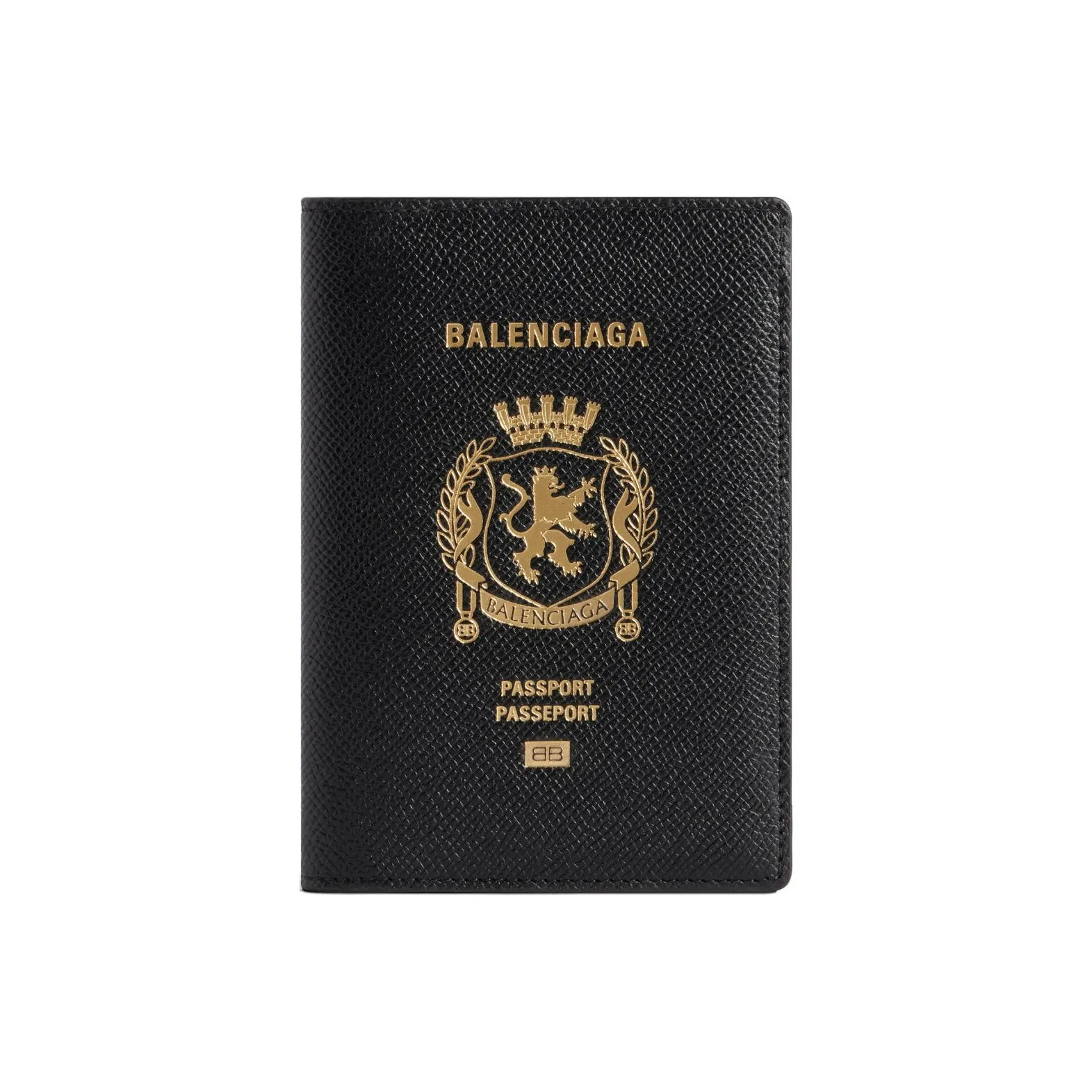 Balenciaga Logo Printed Passport Holder