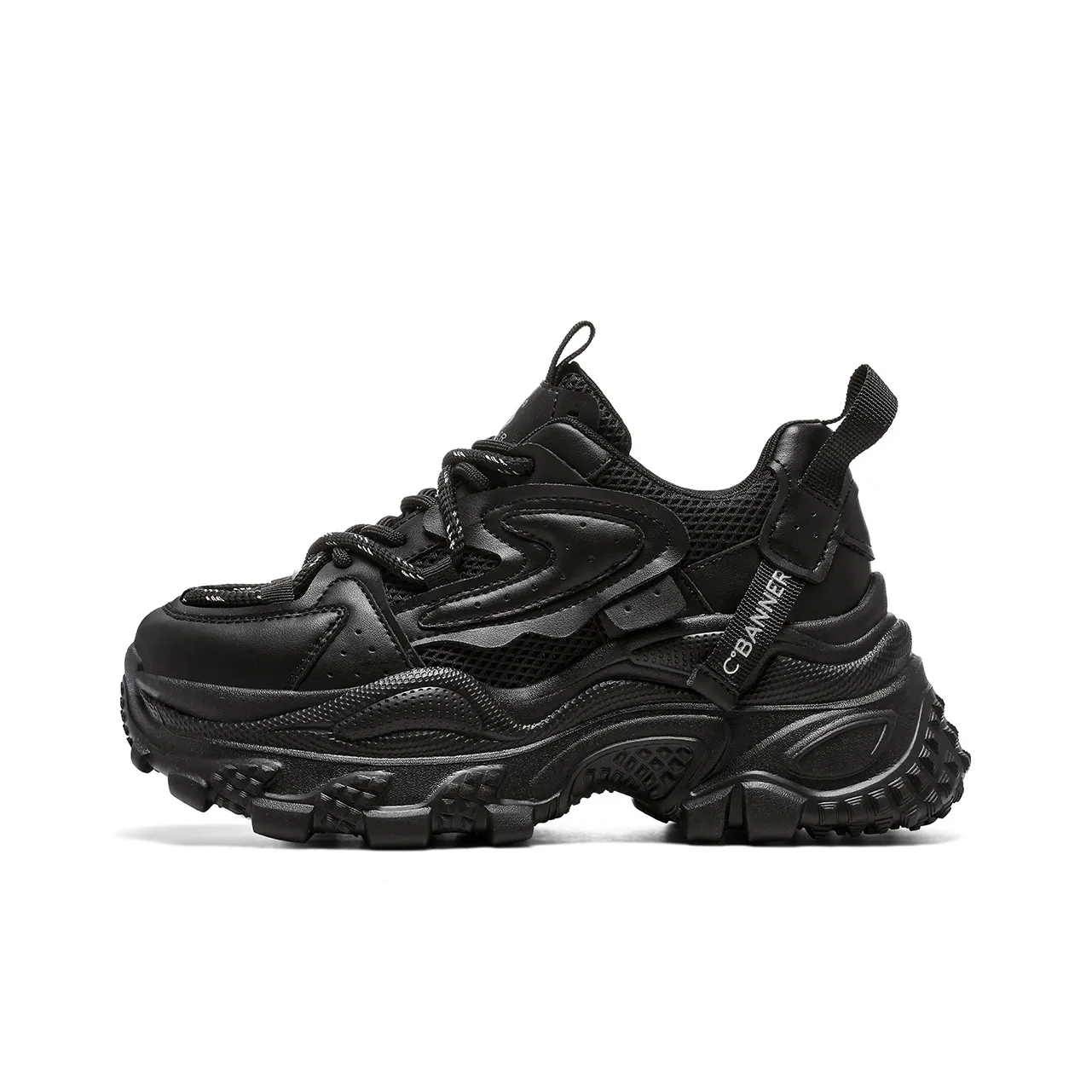 C°BANNER Low Top Chunky Sneakers Women's Black