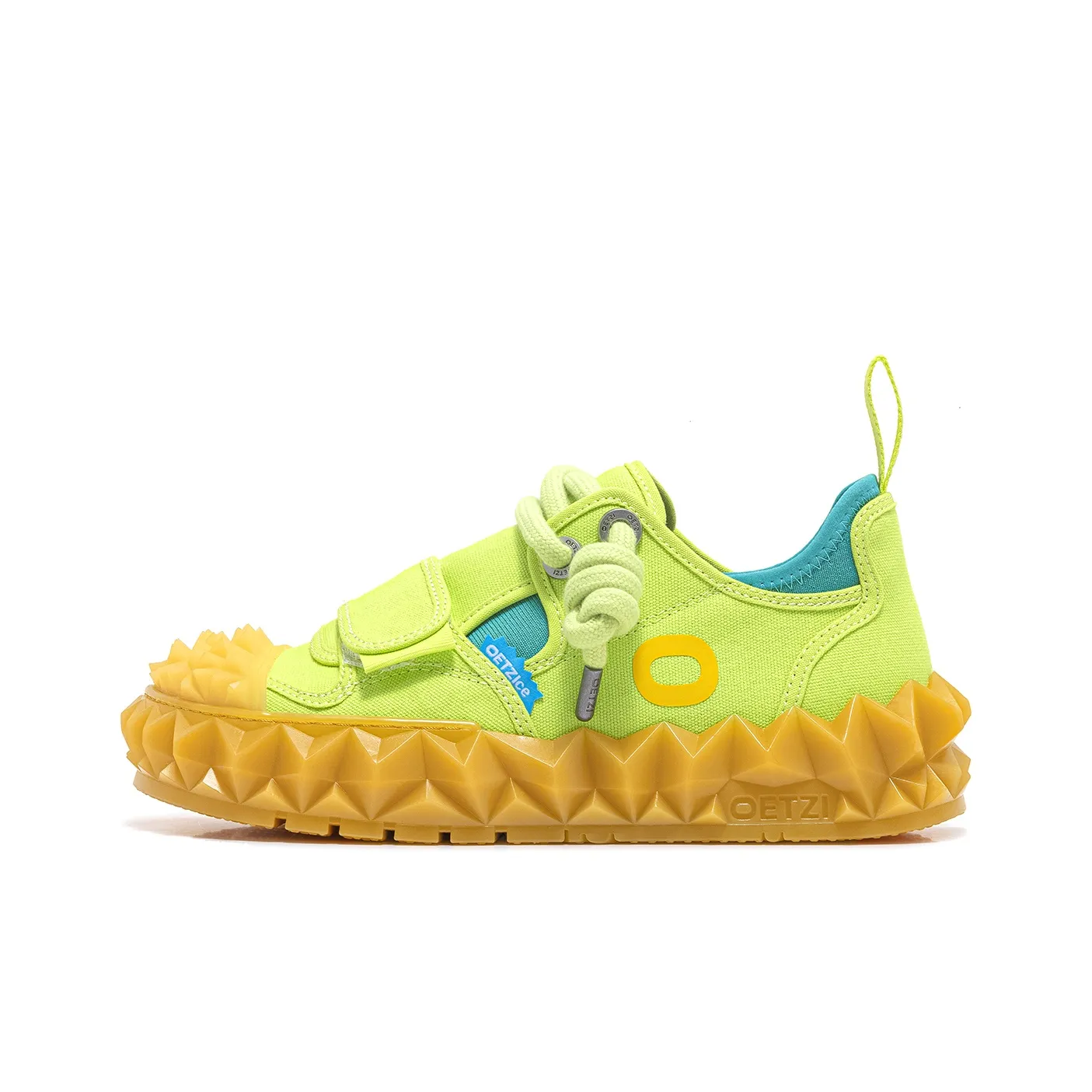 OETZI Low Top Skateboard Shoes Unisex Neon Green