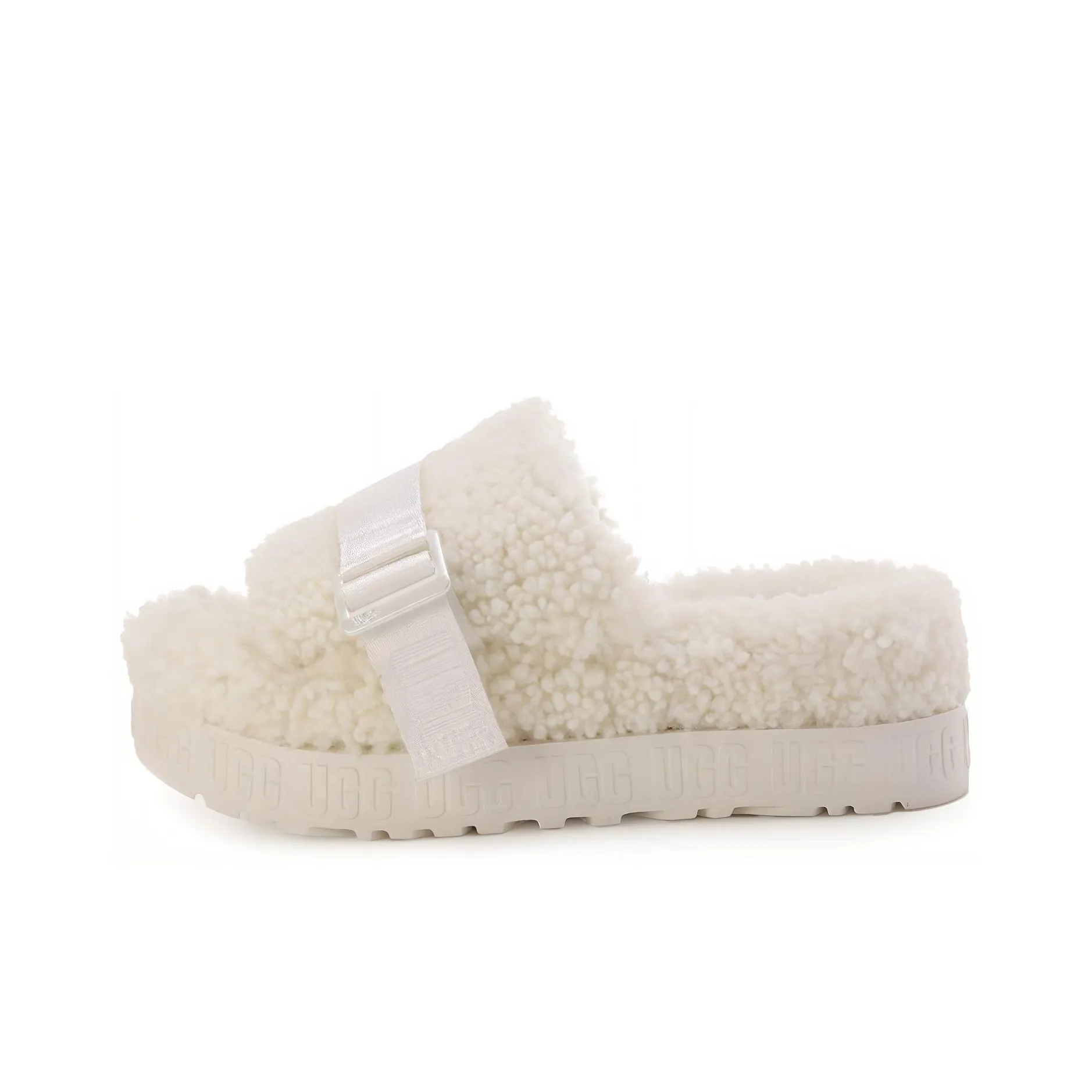 UGG Резиновая подошва Слипоны Женские Белые