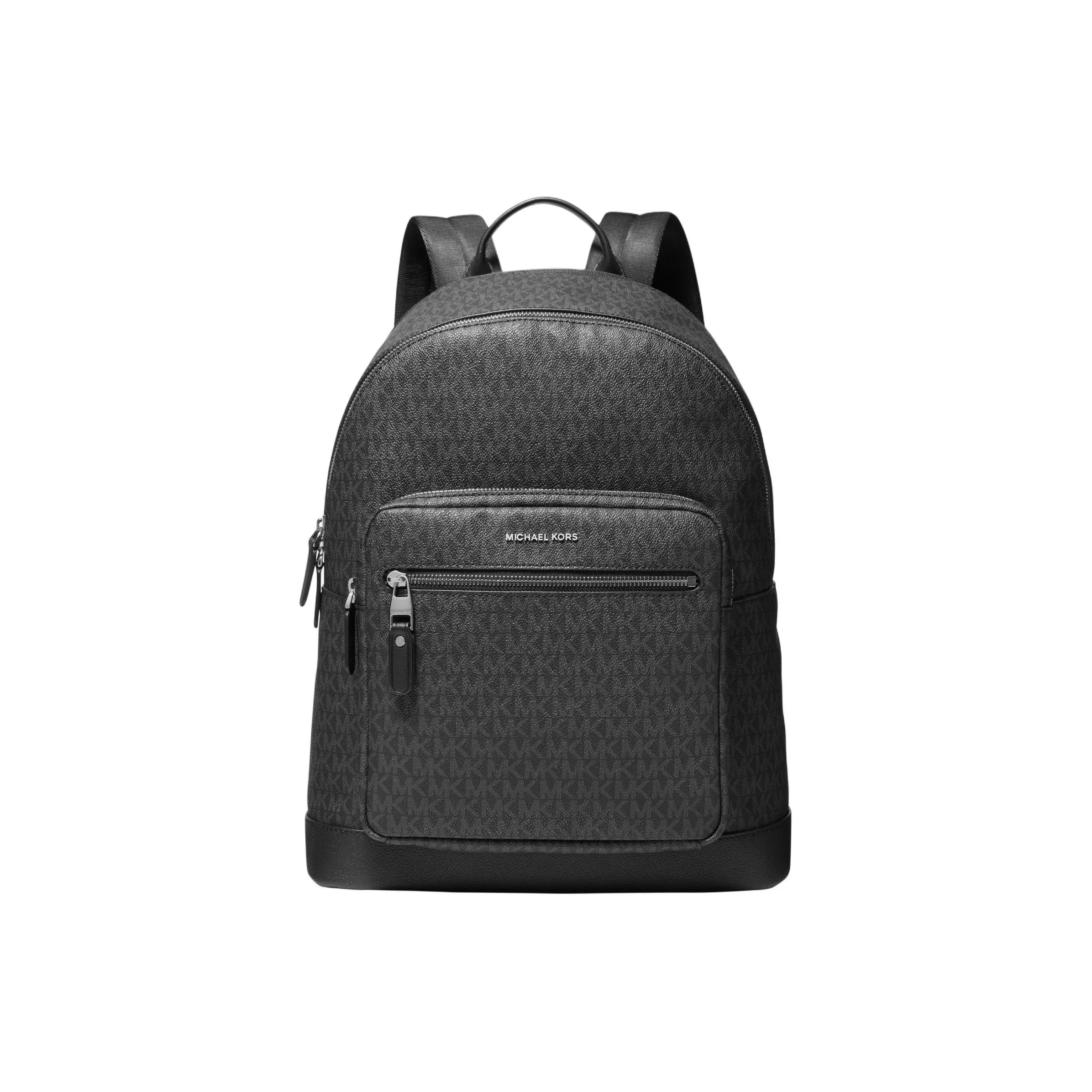 MICHAEL KORS Hudson Artificial Leather Backpack Men's Black