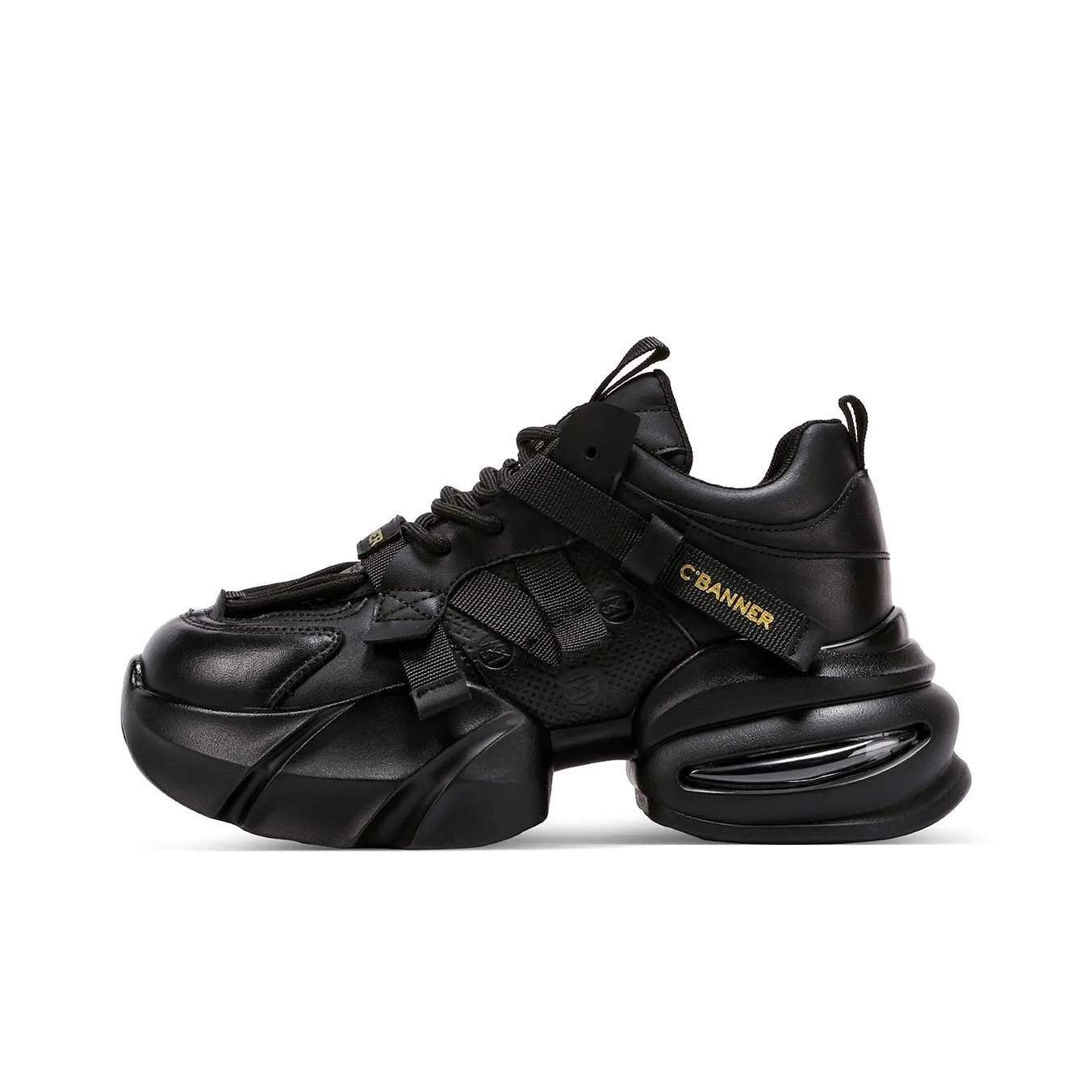 C°BANNER Low Top Chunky Sneakers Women's Black
