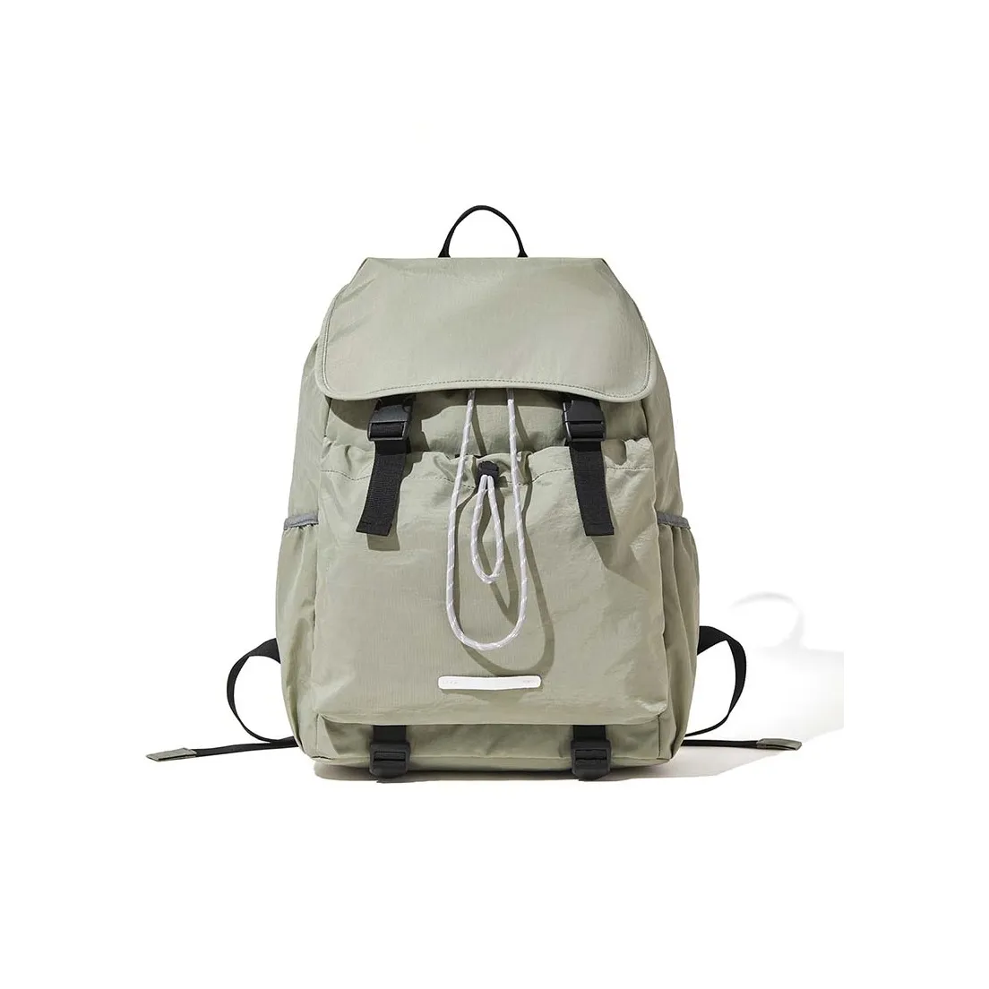 BOSTANTEN Fabric Backpack Regular Unisex Black/Green