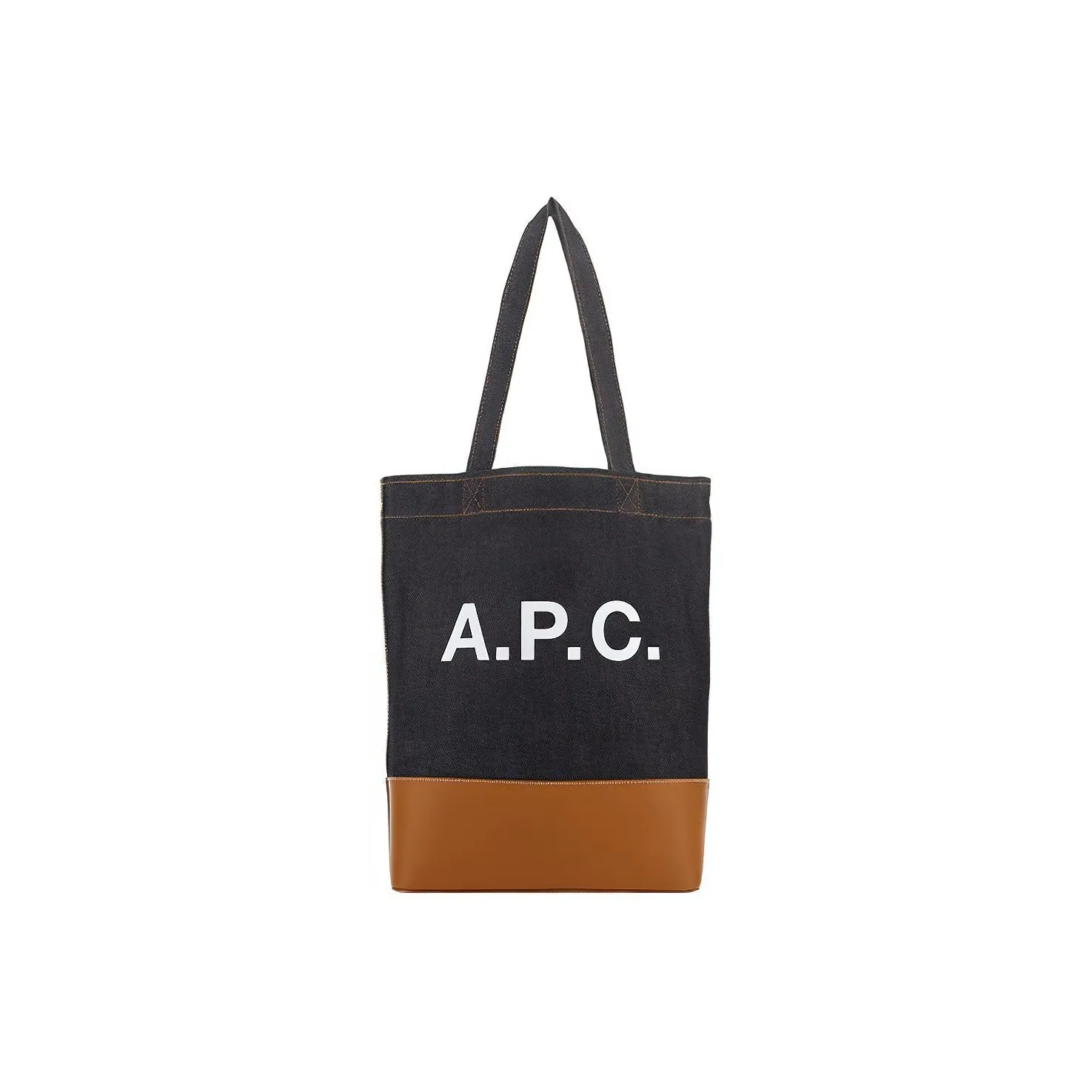 A.P.C Axel Fabric Tote Bag, Shopping Bag, Shoulder Bag, Handbag Men's Blue