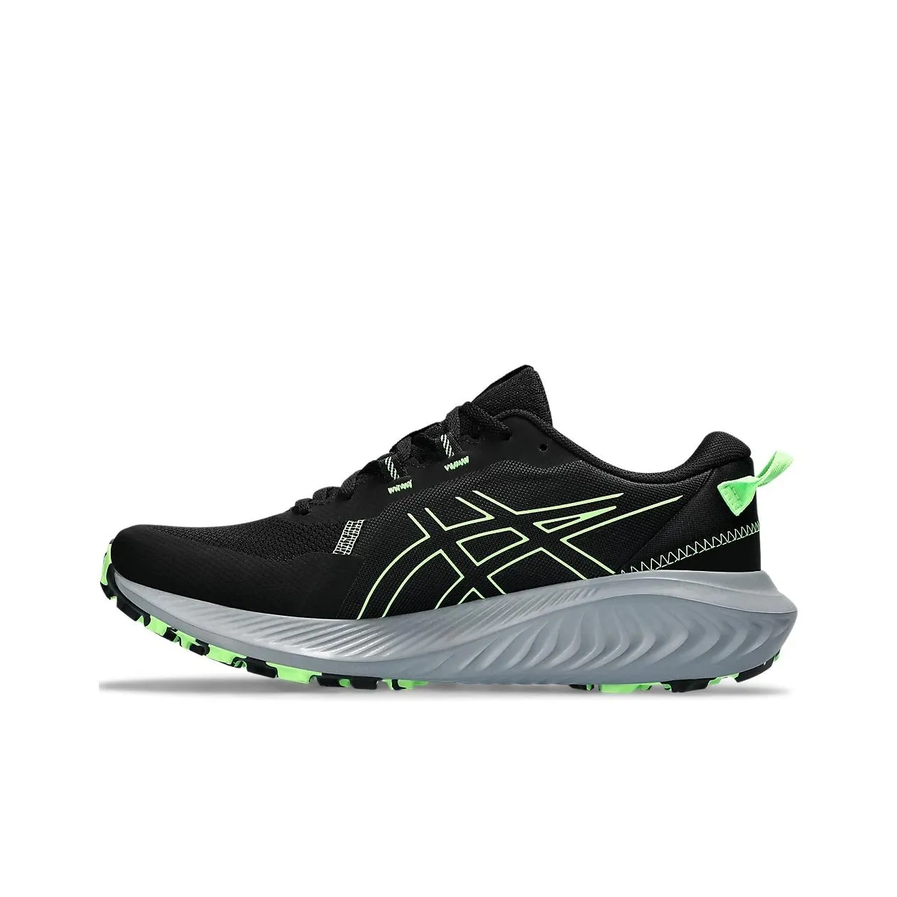 Asics Gel Excite Trail 2 Running Shoes Men Low Top Black Green