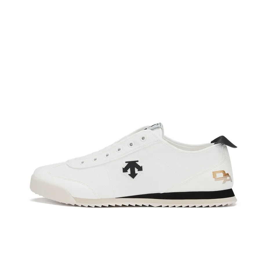 DESCENTE Chron Lightweight Low Top Casual Shoes Men's Black White
