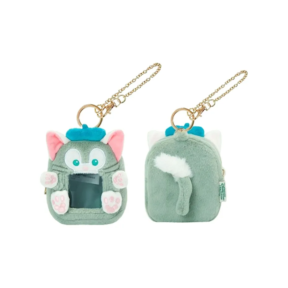 Disney Полиэстер Прозрачный Монета Кошелек Кольцо для ключей Унисекс Зеленый