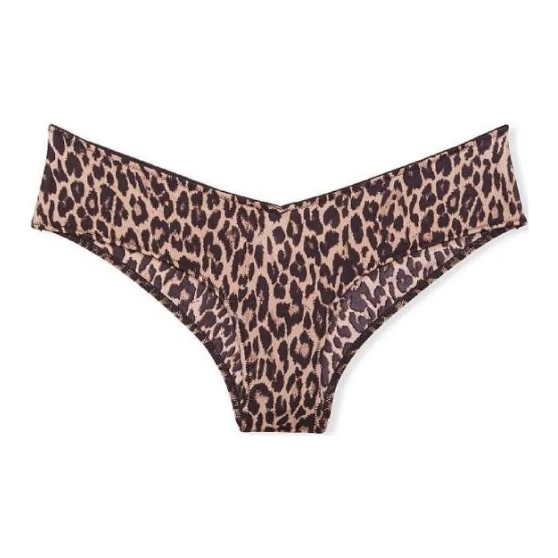 Victoria's Secret Underpants Women's 1 Pack Brown Animal Print