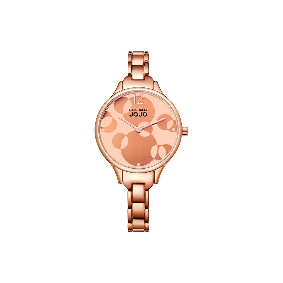 NATURALLYJOJO Кварцевый механизм Розовое золото Циферблат часов Женские часы JO96836 13R