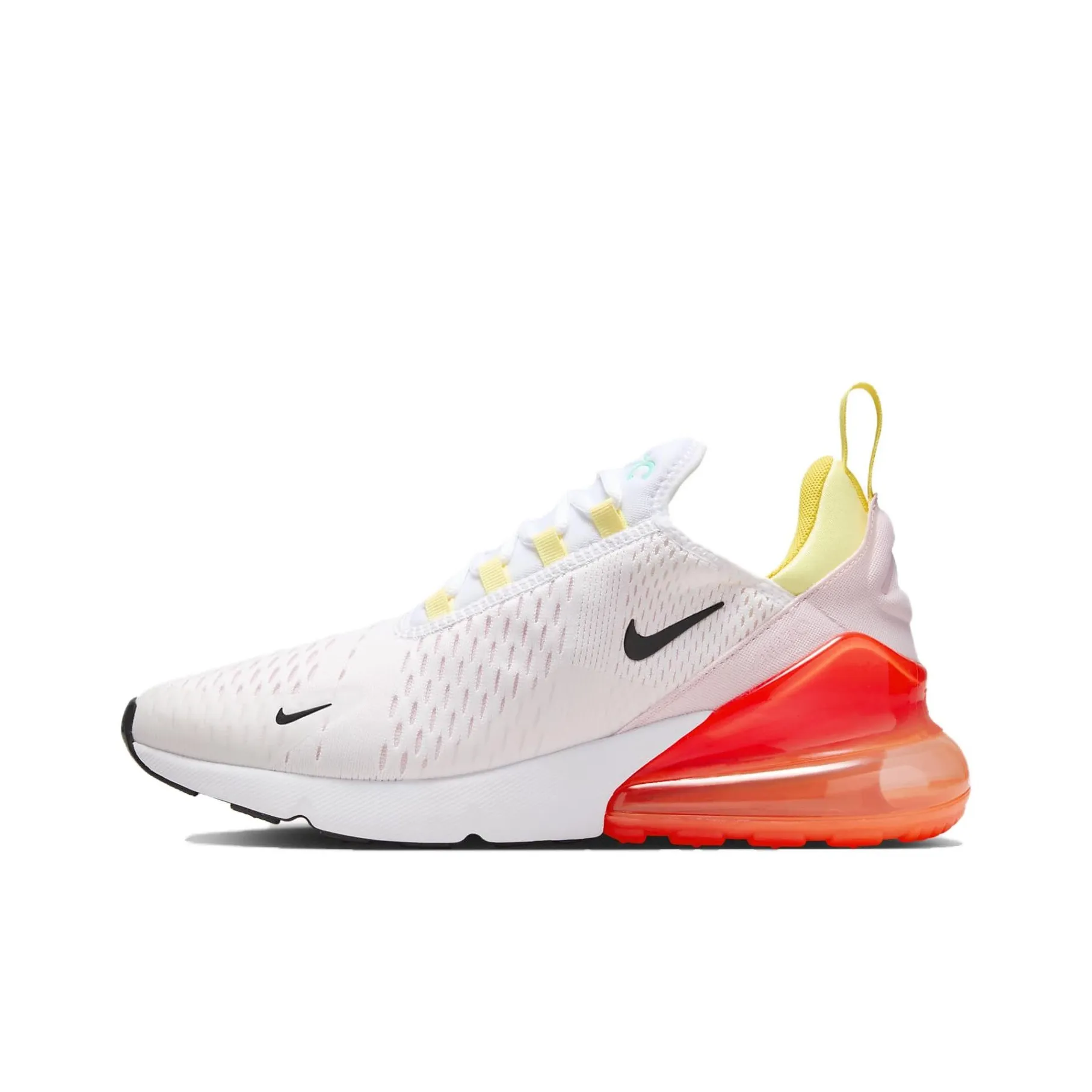 Nike Air Max 270 White Bright Crimson Women's