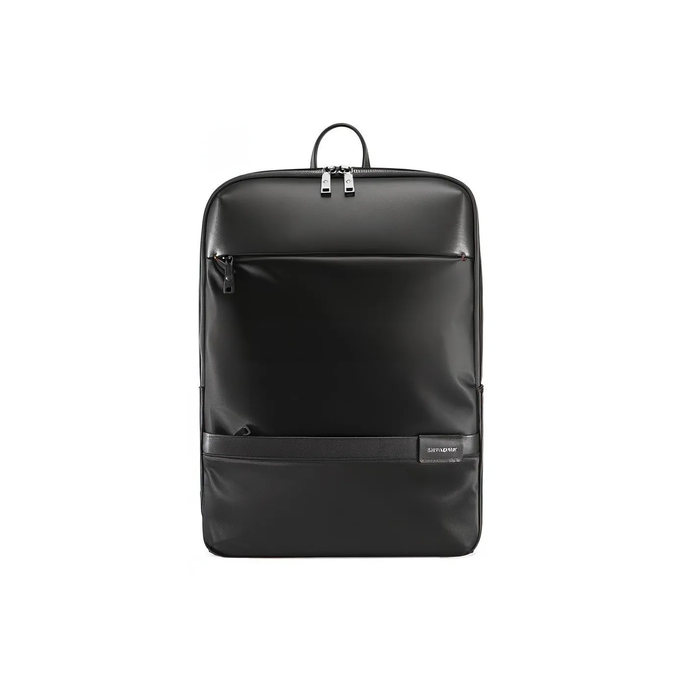 SAMSONITE Cow Leather Laptop Bag Travel Bag Backpack Regular Men's Black
