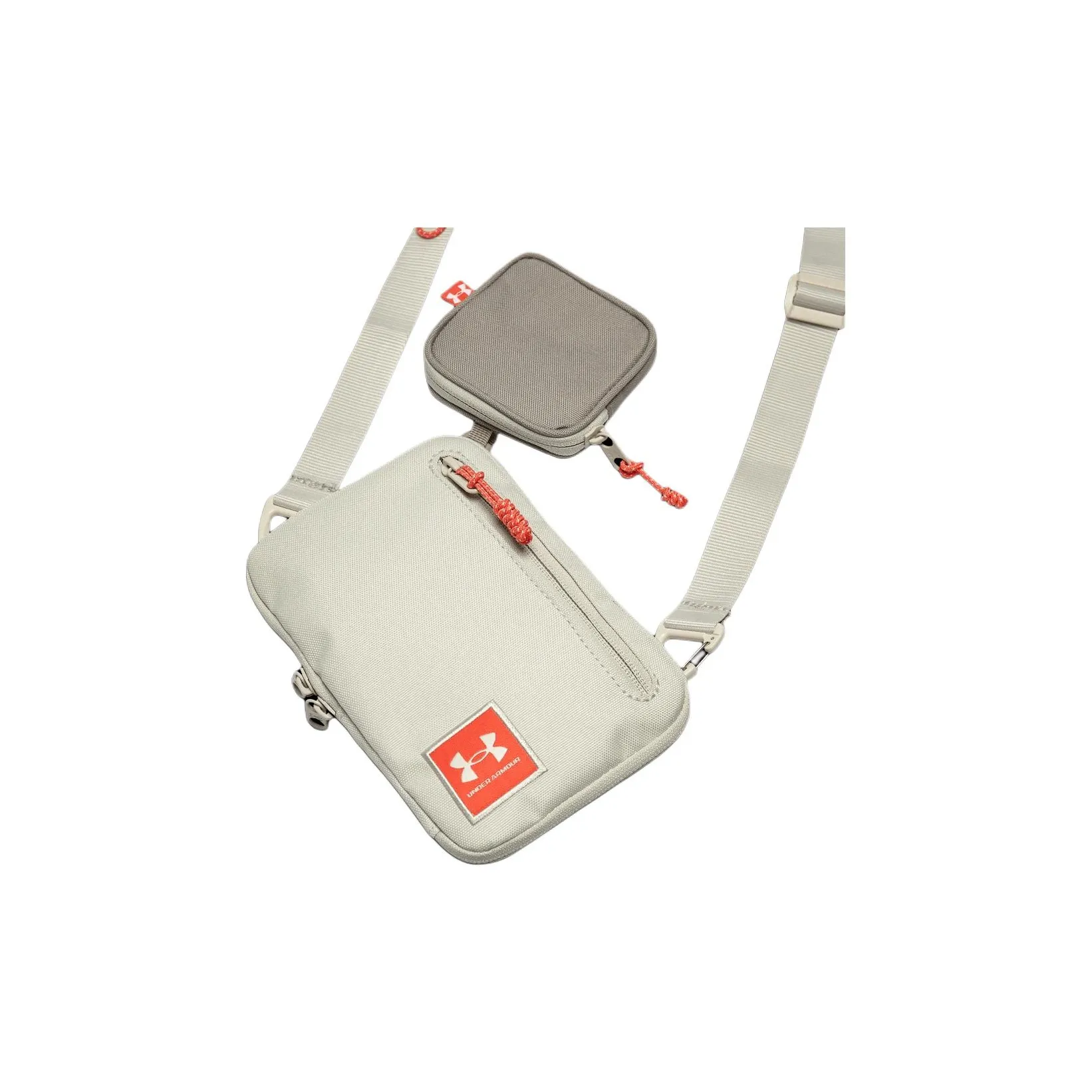 Under Armour Полиэстер Сумка через плечо Маленькая Унисекс Розовая Грязная Серый