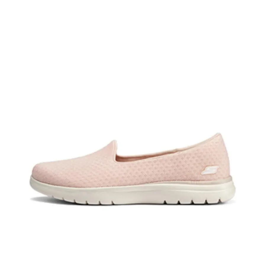 Skechers Cushioning Wear Resistant Impact Resistant Breathable Rebound Quick Dry Low Top Casual Shoes Women's Rose Red