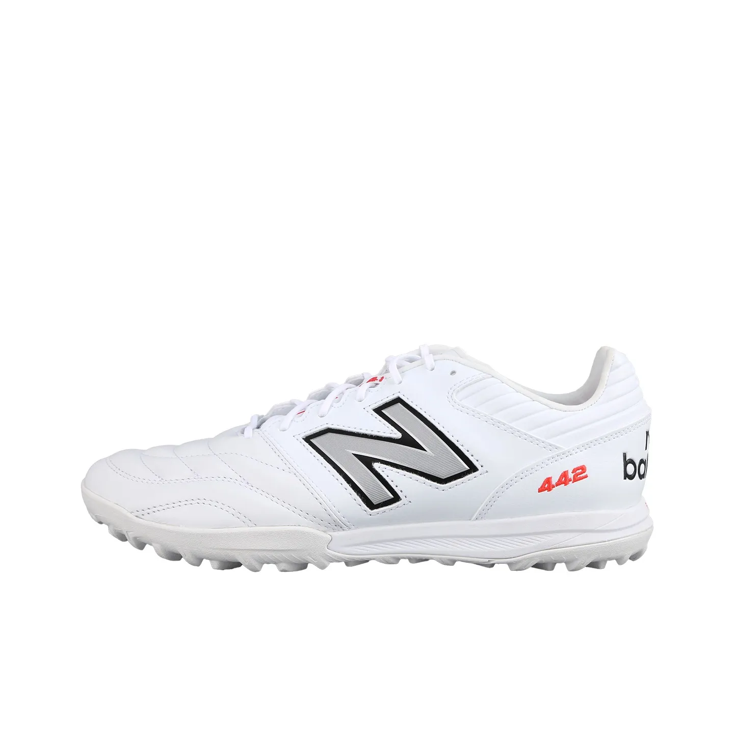 New Balance 442 V2 Pro TF Rubber Broken Studs Cushioning Wear Resistant Soccer Shoes Men's White