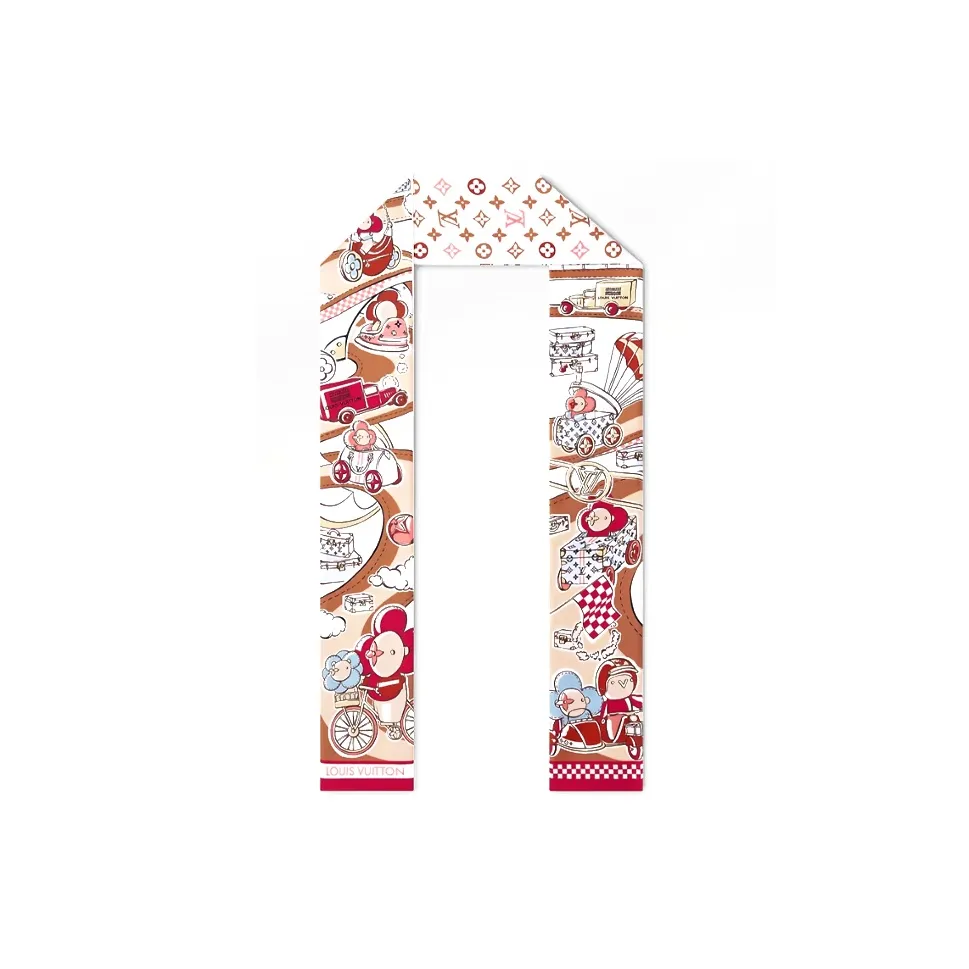 LOUIS VUITTON Шелковые шарфы Женские Многоцветные