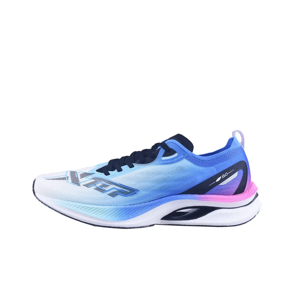 XTEP To Light 8.0 MAX Running Shoes Men Low Top Beijing Blue/Light Azure Blue/Black