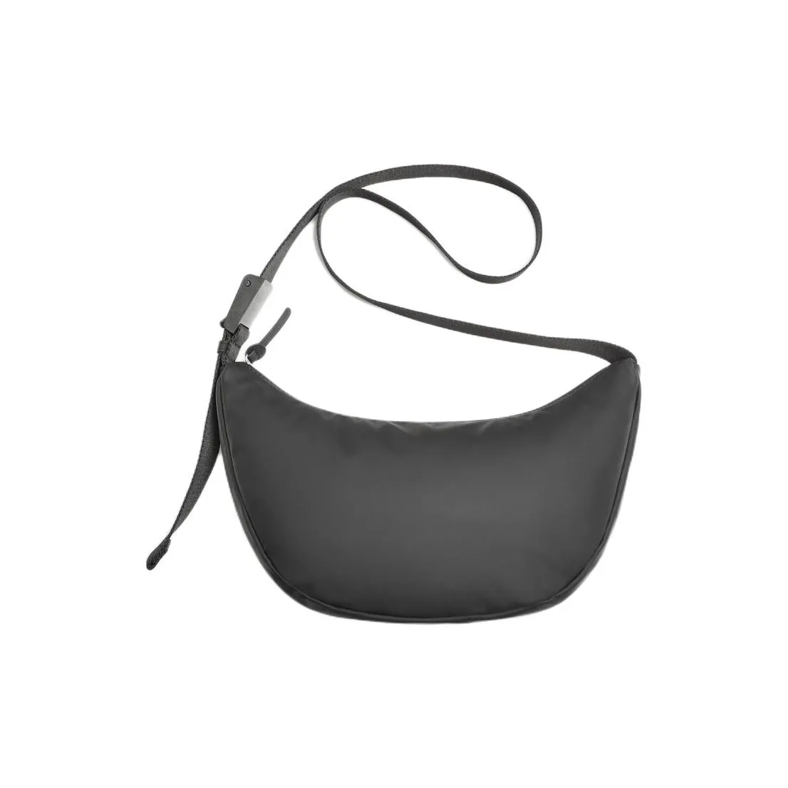 ZARA ПУ (полиуретан) Сумка через плечо Мужская Черная