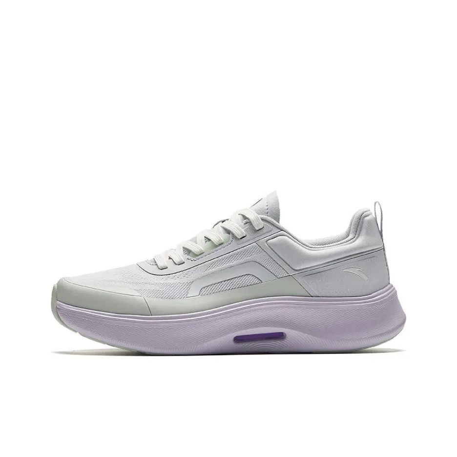 Anta Divine Travel 7th Generation PRO Anti Slip Wear Resistant Low Top Training Shoes Women's White Green Purple