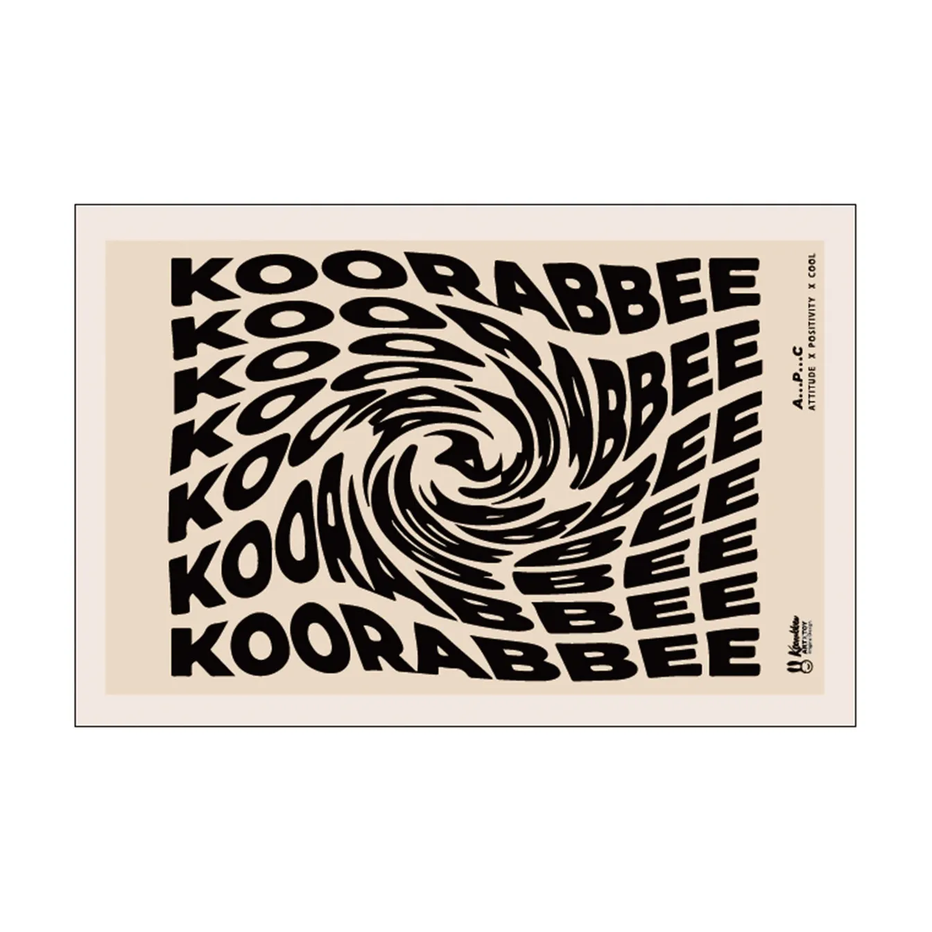 Koorabbee Абстрактный Time Космос Искусственный кашемир Коврик Trend Based Products 90X60CM